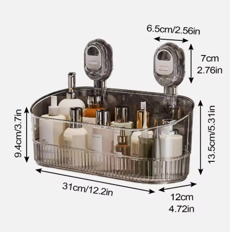 AuraOrganize - Elegancka półka łazienkowa